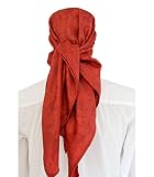 Sexo: Unisex Traje Regional Pañuelo Damasco Rojo - ROJO, 65x65 cm