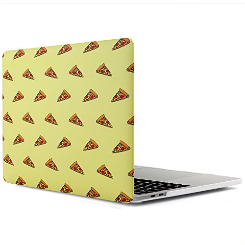 iDOO MacBook Schutzhülle / Hard Case Cover Laptop Hülle [Für 2016 MacBook Pro 15 Zoll mit Touch Bar: A1707] – matt, Pizza
