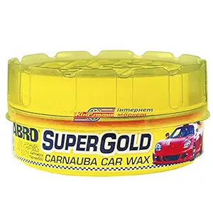 ABRO PW-400 Carnauba Wax Car Polish Paste SUV Polisher for Glossy Paint Shine and Water-Beading Protection (230g)