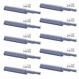 Lumenty Lot de 10 Push Système Tampon fermetures de porte magnétique Tampon Amortisseur Push Système Tampon Pour meuble de cuisine salle de bain chambre à coucher placards tiroirs et portes