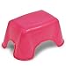 KIDS STEP STOOL STURDY BATHROOM HOME TOILET MULTI PURPOSE PLASTIC CHILDREN STOOL Fusion(TM) (Pink)