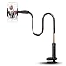 Produktbild Handyhalter, Moutik Handy Halterung Schwanenhals Halter Universal Ständer für 3-6.9 Zoll iPhone Smartphone Handy Tablet 360 ° Drehen (Schwarz Phone Holder)
