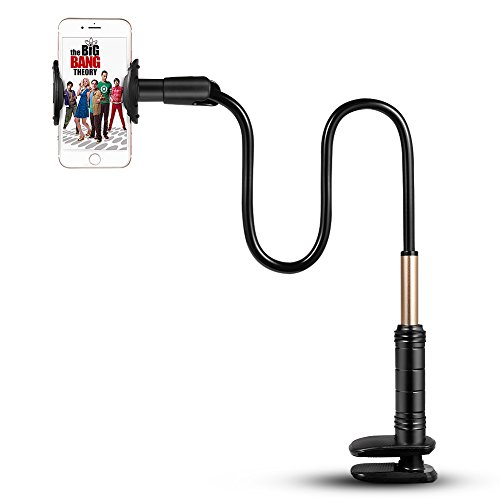 Soporte para Teléfono Móvil Sostenedor para Móvil Cuello de Cisne Soporte universal de clip para Teléfono Inteligente Soporte Perezoso de Manos Libres para Smartphone iPhone Samsung