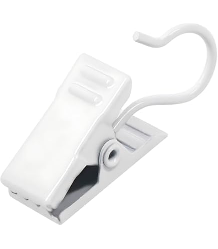 48 Clip Gancio A S Per Tende, Luci E Decorazioni - Morsetti Metallici Multiuso Per Casa, Ufficio E Feste - Foto 6
