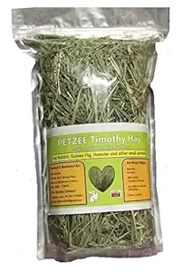 Petzee Timothy Hay Food for Rabbits, Guinea Pig, Hamsters and Other Small Animals (400 GMS)