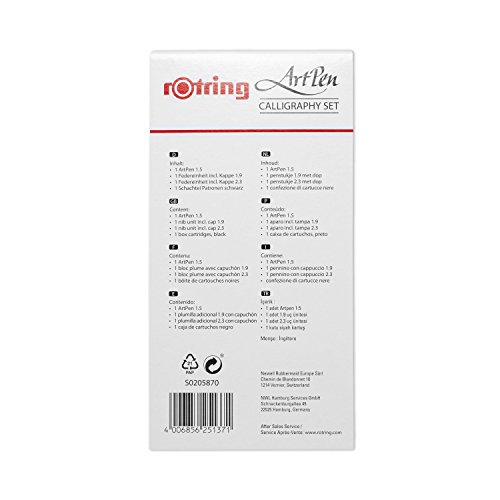 rOtring 205870 ArtPen (Kalligraphie, 10-teiliges Set) - 6