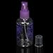 5Pcs Empty Spray Bottles 80ml + Container 20g with Carring Bag for Perfume Liquid Lotion Cream Mask---Purple+Blue