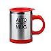 Produktbild HLB Selbst Rühren Glas Becher Transparent - Self Stirring Coffee Lazy Mug Tragbare Mehrzweck Mixer Auto mischen Kaffee Tee Tasse Protein Shaker Doppel isoliert elektrische, as picture, A