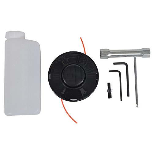 HECHT Benzin-Motorsense 145 Rasen-Trimmer Freischneider (2 PS, inkl. Mischflasche u. Kompfort Tragegurt) - 9