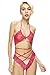 Fashion Polyester Lace Lingerie-Dress Set Sleepwear Hotpink Color One Size Hot Underwear New
