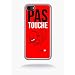 Produktbild Unbekannt Generic Hülle Nicht berühren. Merci Silikon-Schutzhülle für Apple iPhone 7, Weiß matt, Rot