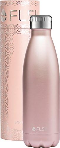 FLSK Drinking Bottle Thermos Flask | made of Stainless Steel | insulating Vacuum Flask keeps 18 h hot, 24 h cold