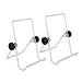 Produktbild TOOGOO 2er Pack Faltbare Sprossenstaender Fuer Einmachglas Topfdeckel Ablauf Tablet Rack mit Rutschfesten Geruesten