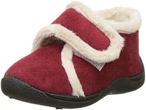 Rondinaud Unisex Kids’ Yzeron Hi-Top Slippers, Rouge (Hermes), 6UK Child