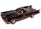 Aus Metall mit Plastikteilen Mattel Batmobile 1966 Tv Serie Batmann Schwarz 1/18 Hot Wheels Modellauto Modell Auto