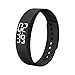 Produktbild OverDose Damen Herren T5S Sport Kalorien Schrittzähler Smart Wristband Wristband Uhrenarmband (Schwarz)