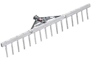 ROMULUS 10704 Alu-Rechen, 16 Zinken, Arbeitsbreite 62 cm, ohne Stiel