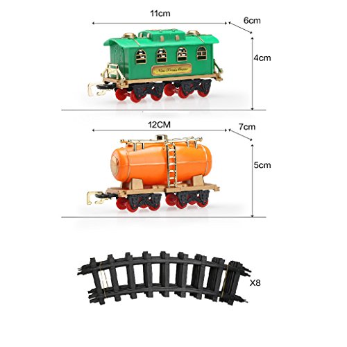 Juguete del Tren de Sonido y Humo Eléctrico Clásico 