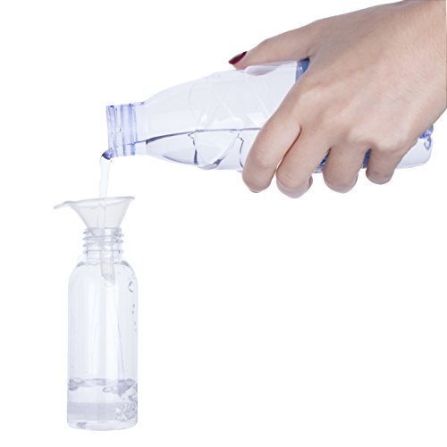 Reise Flaschen Set – Meersee Kunststoffflaschen für Flugreisen, Auslaufsichere Reiseflasche, Behälter für Accesoires/Shampoo/Spülung/Cremes - 3