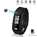 Price comparison product image Hidden Camera Bracelet Camera HD 1920×1080P Wristband Watch Camera Spy Camera with Smart Sport Watch Superb Video Camera Built in 32GB (Black)