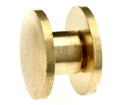 10Paar 4×4.5mm Gürtelschrauben Buchschrauben Buch Gürtel Schrauben - 4