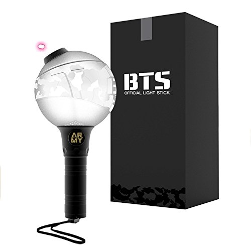 Kingmia KPOP BTS Bangtan Boys BTS Lighstick Leuchtstab Army Bombe Limitierte Konzertlampe (24.2cm*11.2cm) Version 1
