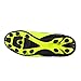 Optimum Unisex Junior Tribal Velcro Moulded Rugby / Football Boots, Fluro Yellow/Black, 9