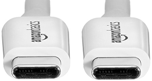 AmazonBasics – Verbindungskabel, USB Typ C auf USB Typ C, USB 3.1, 1. Generation, 0,9 m, Weiß - 2