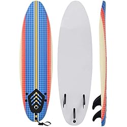 Festnight Planche de Surf Multicolore pour Débutants Adultes et Enfants 170 cm
