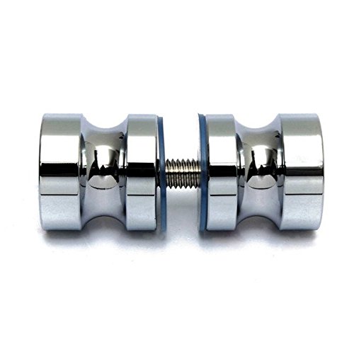 Yongse Aluminiummetall Dia. 30mm Einzel Groove Glastürknauf Duschraum Schrank Handgriff - 4