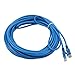 Produktbild Vinkent Durable 50FT RJ45 CAT5 CAT5E 480 Kbps Ethernet Netzwerk Lan Router Patchkabel Professionelles Kabel Datenübertragungskabel (blau)