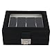 Richpiks Black & White Wooden Watch Box for 8 Watches Black cushions (PI 260) RS.1699.00