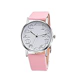 Katzenquarz-Modeuhr Retro- Entwurfs-reizende Karikatur-Katzen-Leder-Band-analoge Legierungs-Quarz-Armbanduhr Herren-Uhren Chenang Unisex Hybrid Smartwatch