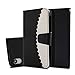 Produktbild Flip Handy Schutzhülle für iPhone XR Case Cover, Stoßfest Weich PU Leder Hüllen Damen Herren Karten Magnet Stand Halter Brieftasche Klappetui (Schwarz + Weiß)