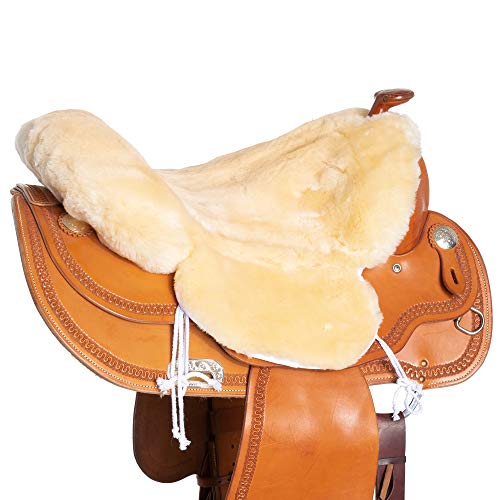 Preisvergleich Produktbild Profi-Tack PT Lammfell Sitzbezug für Westernsattel Natur