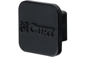 CURT 22275 Rubber Trailer Hitch Cover, Fits 1-1/4-Inch Receiver