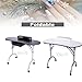 ZJchao Manicure Table Nail Technician Workstation Art Desk with Drawer + Carry Bag + Wrist Rest (White)