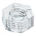 Produktbild Kunststoff Mutter Sechskantmutter M8 Polycarbonat transparent 10 Stück
