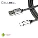Cellbell® Original Tough Type C To Usb A Cable with charging speeds up to 3 Amps - 6 Feet (2 Meters) - Black RS.599.00
