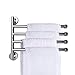 Produktbild QHLJX Schwenkbare Handtuchstange, Edelstahl 4-Arm-Badezimmer-Schaukel-Aufhänger Handtuchhalter-Halter Speicherorganisator Raumersparnis-Wand-Handtuch poliert Rack-Halter, Badezimmer, WC