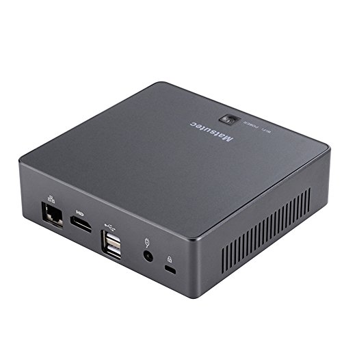 Matsutec Mini pc Ultra Compact PC Ubuntu 16.04 Intel Skylake I7-6500U 8G DDR3L 256G SSD AC WIFI Gigabit LAN HDMI USB 3.1 Type C (240GB SSD | 8G DDR3) - 2
