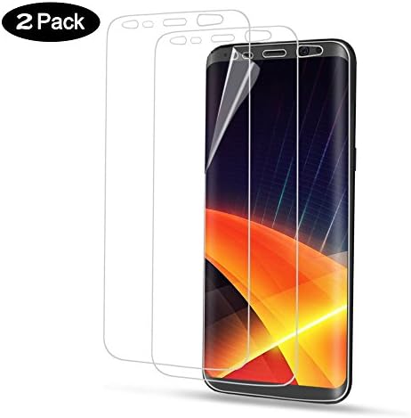 Galaxy S8 PLUS Protector[2-Pack],Anti-Fingerprint Anti-Bubbles [Full Coverage][Case Friendly][Ultra Clear] Phone Film for Samsung Galaxy S8 PLUS with Lifetime Replacement Warranty