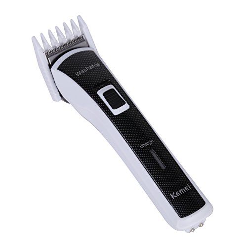 KYG Profi Elektrischer Haarschneider mit Ladestation Haarschneidemaschine Trimmer Hair Clipper Schwarz/Weiß - 4