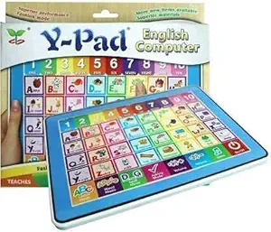 Maykil Educational Smart y pad English Computer Learning Education Machine Multi Function Touch Screen Tablet for Kids (Multicolor)