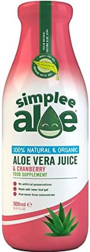 Simplee Aloe | Aloe Juice Health Supplement | 4 X 500Ml
