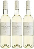 Vollmer Traubenspiel Gelber Muskateller Feinherb 2017 Halbtrocken (3 x 0.75 l)