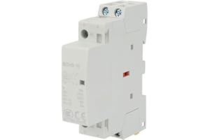 MLMLH Din Rail AC Contactor 16A 2-Pole – 220V/230V 50/60Hz 2NO Low Noise Safety Contactor, Contactor 240V, for Household Electrical Applications