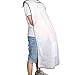 Luoem Beard Bib Cape Shaver Apron Facial Hair Trimmings Catcher (White)