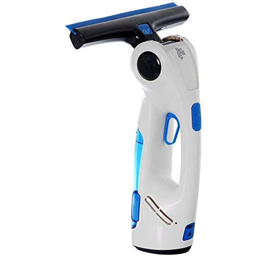 Dirt Devil DD400 Fenstersauger Aquaclean (3,6 V DC Li-Ion Akku, 125 ml Behältervolumen) weiß/blau, 10 W - 2