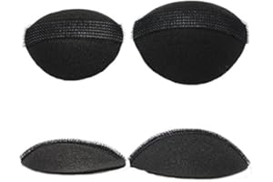 WitBicg Invisible Fluffy Hair Clip poduszki do włosów, idealne poduszki do włosów, kształt głowy i twarzy, akcesoria dla kobiet i dziewcząt, 2 rozmiary